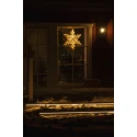 Konstsmide Luminaria de exterior SCHNEEFLOCKE IP44, blanco regulable