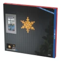 Konstsmide Luminaria de exterior SCHNEEFLOCKE IP44, blanco regulable