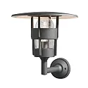 Wall luminaire FREJA UP, E27 max. 60W, black aluminium / clear glass