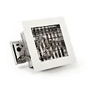 Konstsmide Luminaria empotrable para techos versión incorporada E27 IP23, blanco