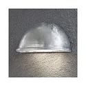 Konstsmide Wall luminaire TORINO, width 28cm, E14 max. 40W, fire-galvanised steel / acrylic glass