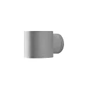 Konstsmide Outdoor wall luminaire MODENA Round, Up/Down, G9 max. 25W, grey, aluminium / clear glass