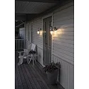 Konstsmide Luminaria de pared para exteriores NAPOLI E27 IP44, acero