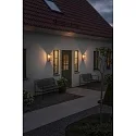 Konstsmide Luminaria de pared para exteriores CARPI E27 IP44, latón regulable