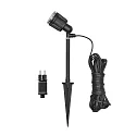 Luminaria con pincho de tierra AMALFI de 1 llama IP44, negro