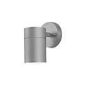 Konstsmide Outdoor wall luminaire MODENA, IP44, GU10 max. 35W, grey, aluminium / clear glass