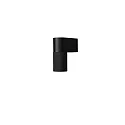 Luminaria de pared para exteriores TEMI abajo, cilíndrico GU10 IP54, negro regulable