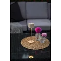 Konstsmide Lámpara de mesa a pilas CAPRI MINI USB angular IP54, color arenoso regulable