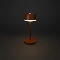 Konstsmide Lámpara de mesa a pilas LYON con conexión USB, CCT Switch, RGB, con regulador táctil IP54, barro cocido regulable
