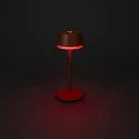 Konstsmide Lámpara de mesa a pilas LYON con conexión USB, CCT Switch, RGB, con regulador táctil IP54, barro cocido regulable