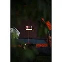 Konstsmide Lámpara de mesa a pilas LYON con conexión USB, CCT Switch, RGB, con regulador táctil IP54, barro cocido regulable