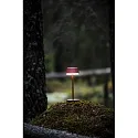 Konstsmide Lámpara de mesa a pilas LYON con conexión USB, CCT Switch, RGB, con regulador táctil IP54, barro cocido regulable