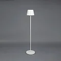 Konstsmide Lámpara de pie a pilas POMEZIA MEDIUM USB IP54, blanco regulable