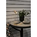 Konstsmide Lámpara de mesa a pilas MULTI 3in1 IP54, color arenoso regulable