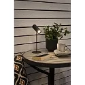 Konstsmide Lámpara de mesa a pilas MULTI 3in1 IP54, negro regulable