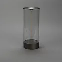 Konstsmide Lámpara de mesa a pilas EDISON L USB IP54, antracita regulable