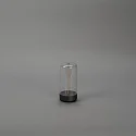 Konstsmide Lámpara de mesa a pilas EDISON XS USB IP54, antracita regulable