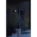 Konstsmide Luminaria de pared para exteriores SMARTLIGHT SMALL con detector de movimiento, con cámara IP54, negro regulable
