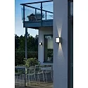 Konstsmide LED outdoor wall luminaire CREMONA, 2 sides adjustable 0°-90°, 3W 3000K 250lm, anthracite aluminium / frosted acrylic