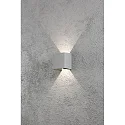 Luminaria de pared para exteriores CREMONA IP54, gris, transparente 