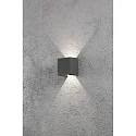 Luminaria de pared para exteriores CREMONA IP54, antracita, transparente 