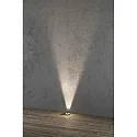 Konstsmide Luminaria empotrable en suelo angular, versión incorporada IP65, acero inoxidable, transparente 