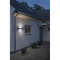 Konstsmide Luminaria de pared para exteriores CHIERI Arriba-Abajo IP54, ópalo, blanco 