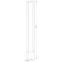 Deko-Light Outdoor LED floor luminaire CATA VI, IP54, H 100cm, 4W 3000K 170lm 120°, Alu Druckguss, Anthrazit