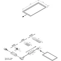 Hera Flat LED under-cabinet luminaire Dynamic LED SKY, IP20, 6W 2700-5000K 255lm 110°, black