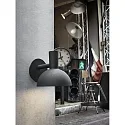 Luminaria de pared para exteriores ARKI E27 IP54, negro