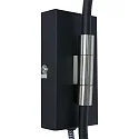anne light & home Luminaria de pared FJORGARD con brazo articulado, ajustable E27 IP20, negro mate