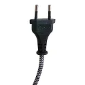 anne light & home Luminaria de pared FJORGARD con brazo articulado, ajustable E27 IP20, negro mate