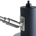 anne light & home Luminaria de pared FJORGARD con brazo articulado, ajustable E27 IP20, negro mate