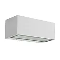 Luminaria de pared para exteriores NEMESIS E27 - 9x22CM Arriba-Abajo, grande E27 IP66, blanco mate regulable