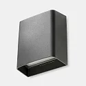 Luminaria de pared y techo CLOUS 160MM DOUBLE EMISSION Arriba-Abajo, angular, conmutable IP66, antracita 