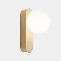 Luminaria de espejo PERLINA WALL IP conmutable IP44, dorado mate