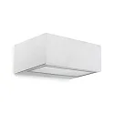 Luminaria de pared para exteriores NEMESIS LED -  7x17CM Arriba-Abajo, pequeño, conmutable IP65, blanco 