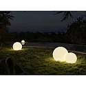 LEDS C4 Pantalla de luminaria CISNE Ø38CM mecánico, en forma de bala, sin base, rústico, gris piedra