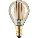 Filamento luminoso en forma de gota GOLD conmutable P45 claro E14 2,5W 180lm 1800K 320° CRI 80-89 