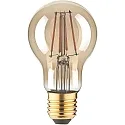 Filamento luminoso en forma estándar A60 GOLD conmutable A60 claro E27 4,5W 380lm 1800K 320° CRI 80-89 