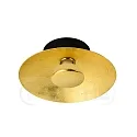 Ceiling luminaire GOLDINO 1-flame, incl. GU10 5W 2700K 350lm (3-StepDim), gold / black