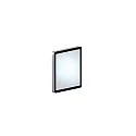 Luminaria de espejo DONNA LED angular, CCT Switch GX53 IP44, cromo 