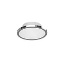 Luminaria de techo AQUA DISK-1 / 147MM de 1 llama, CCT Switch, conmutable GX53 IP44, cromo, brillante 