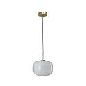 pendant luminaire CUSCINO SMALL G9 IP20, brass, black