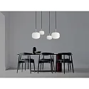 Lumexx Luminaria colgante CUSCINO MEDIUM E27 IP20, latón, negro