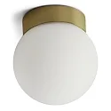 Luminaria de pared y techo PALLA MINI IP44, latón regulable