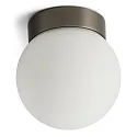 Luminaria de pared y techo PALLA MINI IP44, titán regulable
