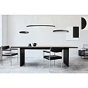 Lumexx Luminaria colgante GLORIA IP20, negro regulable