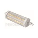 Lámpara de barra LED R7s 118mm RETROFIT regulable R7s 13W 1521lm 2800K 330° CRI 80 regulable