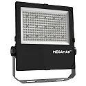 Proyector de superficie HUGO L giratorio, asimétrico, resistente a los impactos, conmutable, multipower IP66, negro 